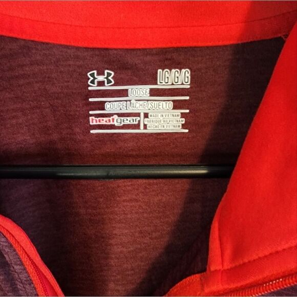 Men's Under Armour loose "heatgear" athletic sweater, size Large - Picture 2 of 3